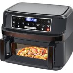 Friteuse � air - ysfmode - 12l - double chambre r�glable - �cran tactile - 8 programmes