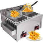 Friteuse à gaz de grande capacité paniers et couvercle amovibles puissance de feu réglable friteuse 8l ... Friteuse à gaz de grande capacité paniers et couvercle amovibles puissance de feu réglable friteuse 8l ...