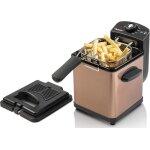 Friteuse � huile - ysfmode - mini friteuse - 1 portion - contr�le de temp�rature - cuivre
