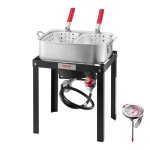 Friteuse � poisson et ailes 1327 l - vevor - kit de friteuse au propane en alu friteuse ext�rieure pour ...