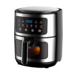 Friteuse sans huile - capacit� de 10l 1400w - fen�tre de visualisation - cuisson rapide et saine - �cran ...