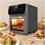 Friteuse sans huile 10l grande capacit avec cran tactile et cuisson 360  air chaud four  convection ...
