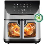 Friteuse sans huile 8. 5l - 1800w 10 programmes panier xxl cuisson sain et rapide Friteuse sans huile 8. 5l - 1800w 10 programmes panier xxl cuisson sain et rapide