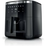 Friteuse sans huile - bosch - s�rie 6 - 72 l - 7 programmes - vitre �clair�e - noir