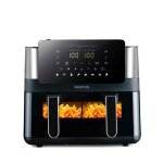 Friteuse sans huile prixton cook organics dual 8 litres Écran tactile 2000 w 12 programmes double compartiment ... Friteuse sans huile prixton cook organics dual 8 litres Écran tactile 2000 w 12 programmes double compartiment ...
