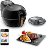 Friteuse sans huile - woodours - actifry & grill genius - 9 menus - fonction grill - 12 kg - noir
