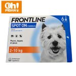 Frontline spot on chien s (2 - 10 kg) - anti - puces (2 mois) & anti - tiques (1 mois) - 6 pipettes - ...
