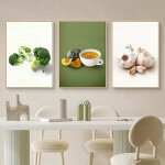 Fruits lgumes alimentation cuisine tableaux affiche sans cadre toile peintures murale art salon chambre ...