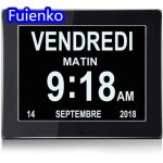 Fuienko horloge num�rique 8 pouces calendrier perp�tuel ancienne machine dhorloge num�rique noir - keeper ...