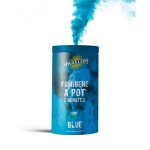 Fumig�ne en pot 2 minutes couleur bleu - allumage � m�che dur�e 120 secondes