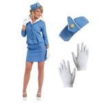Fun shack costume htesse de lair femme dguisement carnaval halloween adulte m