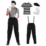 Fun shack costume mime adulte d�guisement carnaval homme tenue th�matique