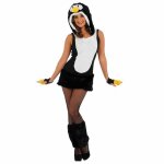 Fun shack costume pingouin femme pyjama animaux adulte grenouillre carnaval dguisement