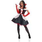 Fun shack costume reine de coeur femme dguisement carnaval adulte tenue reine de coeur m