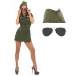 Fun shack dguisement aviateur femme costume pilote militaire tenue carnaval militaire femme