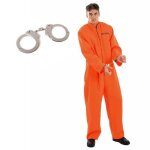 Fun shack dguisement prisonnier homme costume halloween combinaison prisonnier tenue dtention homme ...