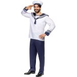 Funidelia d�guisement marin homme - d�guisement pour homme et accessoires pour halloween carnaval et ...
