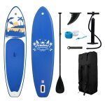 Funwater gonflable stand up paddle board planche � pagaie planche de surf surf sup board 335 * 83 * 15cm ...