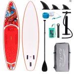 Funwater - planche de surf gonflable pour paddle debout accessoire de 335x84x15 cm - supfr01d rouge