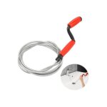 Furet d�boucheur canalisation 235cm x 6mm spirale wc avec manivelle �viers douche baignoire