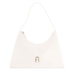 Furla sac � �paule blanc en cuir pour femme - diamante shoulder bag s panna 317740