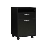 Furniturer meuble a case caisson � roulettes avec tiroir pour bureau � domicile peu encombrant et fonctionneln ...