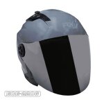 Fury casque jet fast ii (ece 22. 06) avec visière miroir iridium Fury casque jet fast ii (ece 22. 06) avec visière miroir iridium