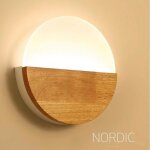 Fusion applique murale interieur 6w led blanc chaud - lampe murale design créatif rond en bois et acrylique ... Fusion applique murale interieur 6w led blanc chaud - lampe murale design créatif rond en bois et acrylique ...