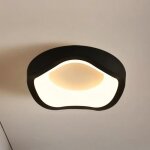Fusion plafonnier led style moderne - 12w blanc chaude ip54 imperm�able luminaire plafonnier pour salle ...