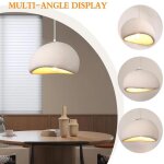 Fusion suspension luminaire moderne cratif ciment blanc - lustre contemporain design mtal vintage e27 ...