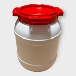 Fut plastique tonneau curtec 6 litres jerrican tonnelet stockage et transport grande ouverture  visser ...