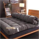 Futon japonais pliable tatami matelas de camping portable tapis enroulable for lit futon for un sommeil ...