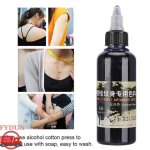 Fydun encre de tatouage mate 100 ml de tatouage mat temporaire temporaire pigment de pigment arographe ...