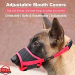 Fydun museli�re pour chien de taille moyenne museli�re pour chien anti - morsure anti - �tanche animalerie ...