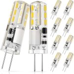 G4 led ampoule ac / dc 12v blanc froid 6000k 100lm non - dimmable �conomies d?�nergie 10 pi�ces [classe ...