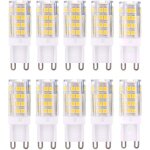 G9 led lampe ampoules blanc chaud 3000k 5w lumiere �quivalent aux ampoules halog�nes de 40 w 420 lumens ...
