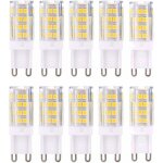 G9 led lampe ampoules blanc chaud 3000k 5w lumiere �quivalent aux ampoules halog�nes de 40 w 420 lumens ...