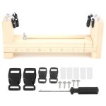 Gabarit bricolage de paracorde de bracelet de corde parapluie cadre en bois tiss kit doutils de tricot ...