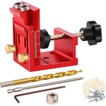 Gabarit de percage oblique pour bois ajustable guide de menuiserie de percage positionneur de trou oblique ...