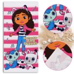 Gabby?s dollhouse serviette de plage � s�chage rapide serviette de bain pour enfants en microfibres 70x140 ...