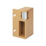 Gache electrique en applique horizontale droite serie 290 version b 12v ac / dc