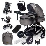 Gagadumi florida poussette 3 en 1 set complet avec sige auto - - poussette combine - pneus pleins - ...