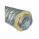 Gaine insonorise  la laine de roche - 250mm x 10m conduit de ventilation