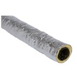 Gaine souple isol - aldes - 80 mm - isolation 50 mm - 6 mtres - aluminium