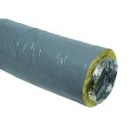 Gaine souple isol�e - aldes - 11091658 - pvc - � 80 mm - 6 m