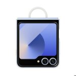 Coque de protection - samsung - galaxy z flip6 - transparent - r�sistant aux rayures - avec anneau