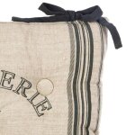 Galette de chaise bistrot 40x40cm - atmosphera createur dinterieur - gris