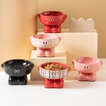 Gamelles pour animaux gamelles pour chats gamelles pour chiens langtu tartan rose?design unique s�rie ...