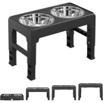 Gamelle pour animal de compagnie de 4 hauteurs r�glables bols sur�lev�s pour chiens chats gamelle de ...