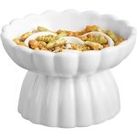 Gamelle anti glouton chat c�ramique sur�lev�e gamelle surelevee pour chatbol incline anti vomissement ...